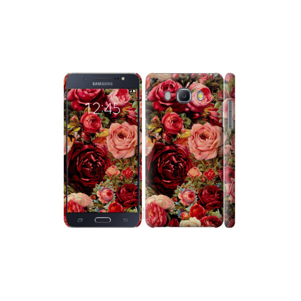 

Чехол на Samsung Galaxy J5 (2016) J510H Цветущие розы 2701c-264, Пластик глянцевый