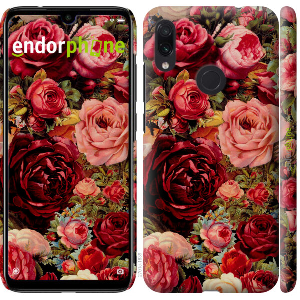 

Чехол на Xiaomi Redmi Note 7 Цветущие розы 2701m-1639, Пластик матовый