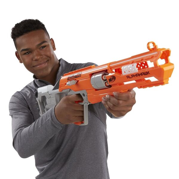 

Бластер Нерф Аккустрайк Альфахок - Nerf N-Strike Elite AccuStrike AlphaHawk B7784