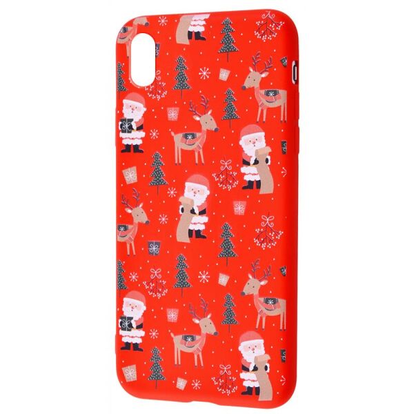 

TPU чехол WAVE Fancy для Apple iPhone XS Max (6.5") Santa Claus and Deer / Red (155892)