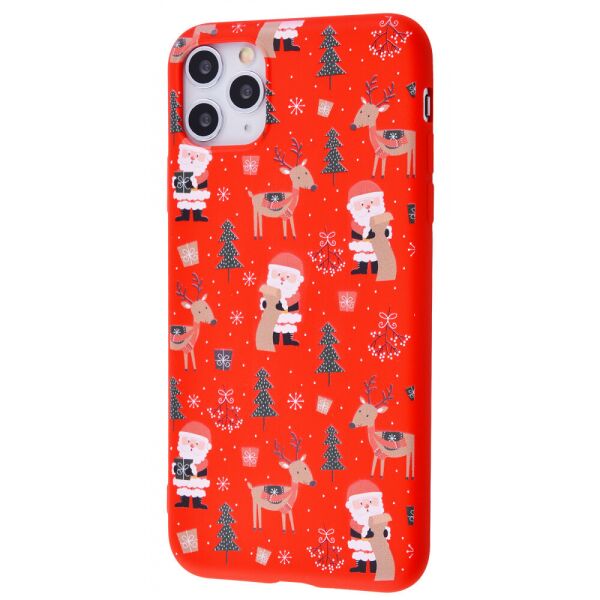 

TPU чехол WAVE Fancy для Apple iPhone 11 Pro Max (6.5") Santa Claus and Deer / Red (156085)