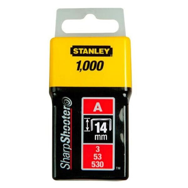 

Скобы STANLEY тип А, 14мм, к степлера ручного Light Duty, 1000шт (1-TRA209T)