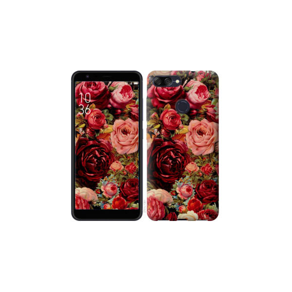 

Чехол на Asus ZenFone Max Plus M1 ZB570TL Цветущие розы 2701u-1361, Силикон