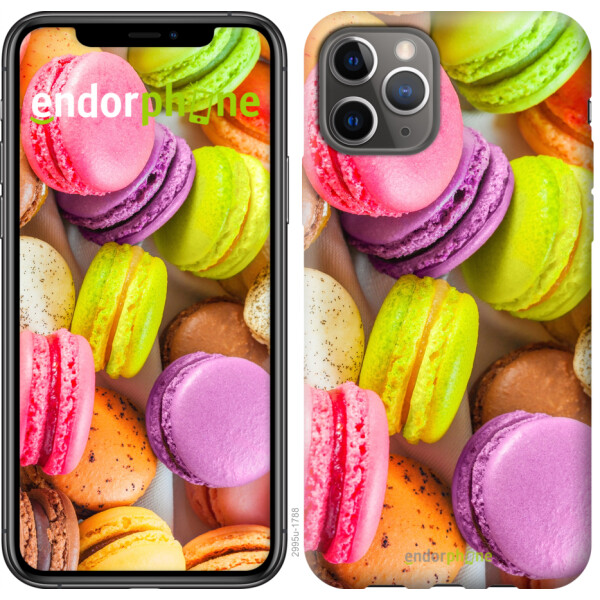 

Чехол на iPhone 11 Pro Макаруны 2995m-1788, Пластик матовый