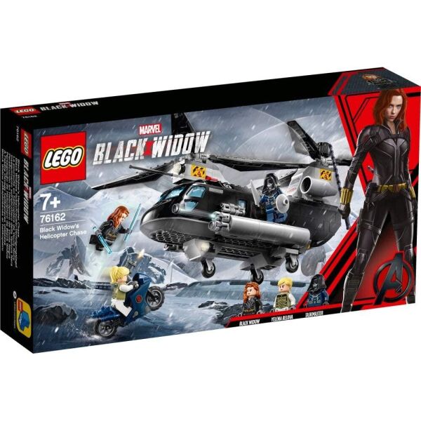 

Конструктор Lego Marvel Погоня за вертолетом Черной Вдовы 76162