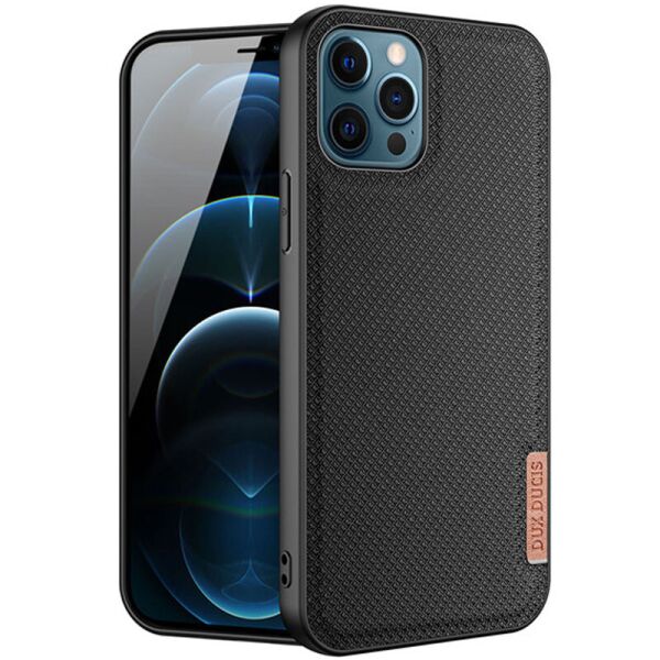 

Чехол TPU+Textile Dux Ducis Fino для Apple iPhone 12 (6.1'') Черный (160288)