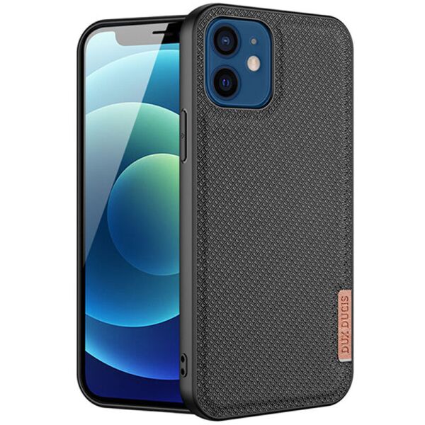 

Чехол TPU+Textile Dux Ducis Fino для Apple iPhone 12 mini (5.4") Черный (160285)