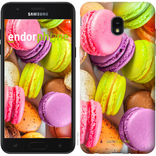 

Чехол на Samsung Galaxy J7 2018 Макаруны 2995u-1502