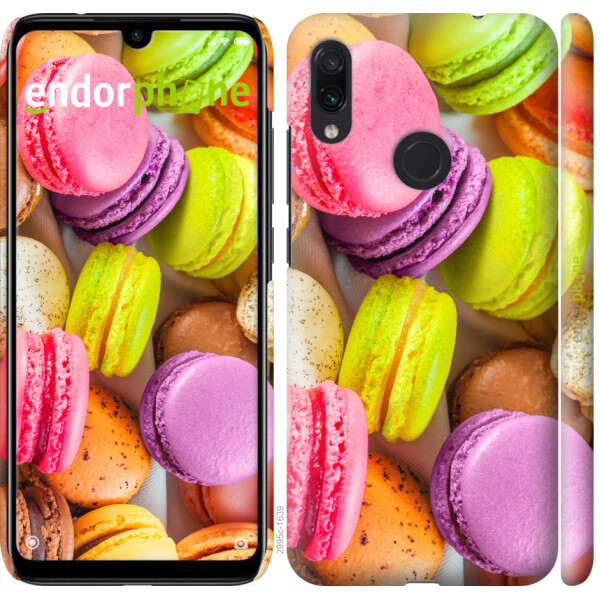

Чехол на Xiaomi Redmi Note 7 Макаруны 2995u-1639, Силикон