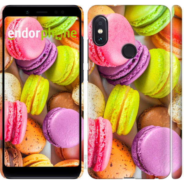 

Чехол на Xiaomi Redmi Note 5 Pro Макаруны 2995m-1353