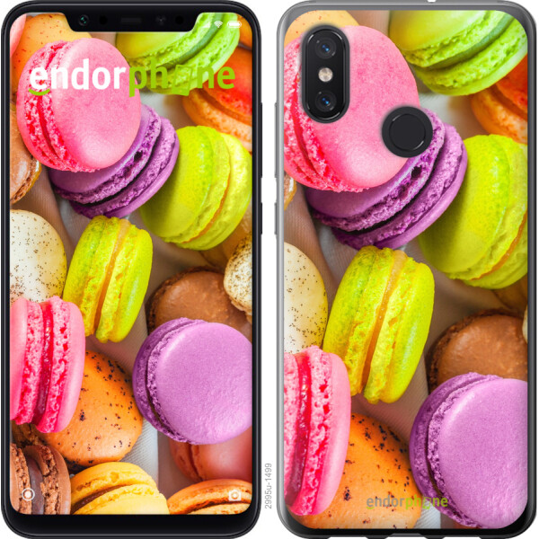 

Чехол на Xiaomi Mi8 Макаруны 2995u-1499, Силикон