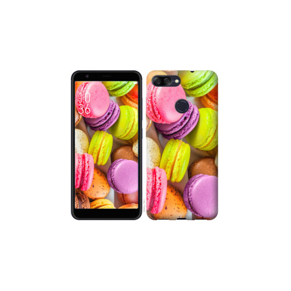 

Чехол на Asus ZenFone Max Plus M1 ZB570TL Макаруны 2995u-1361