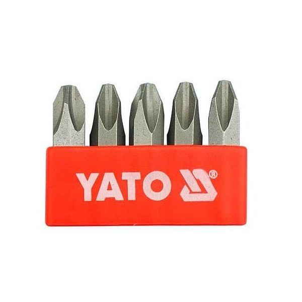 

Вставки отверточные к ударным отверткам YATO PH2x36мм, HEX d5/16" 5шт. (YT-2810)