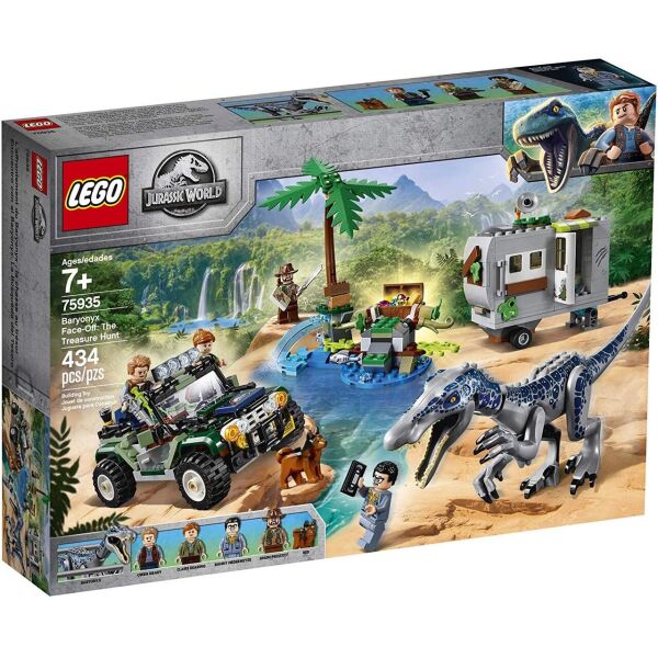 

LEGO Jurassic World Поединок с бариониксом охота за сокровищами (75935)