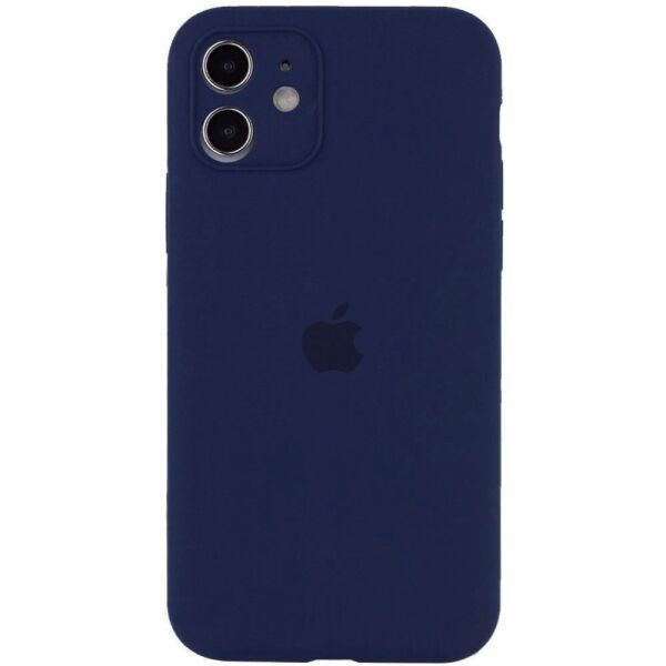 

Чехол Silicone Case Full Camera Protective (AA) для Apple iPhone 12 mini (5.4") Синий / Deep navy (162297)