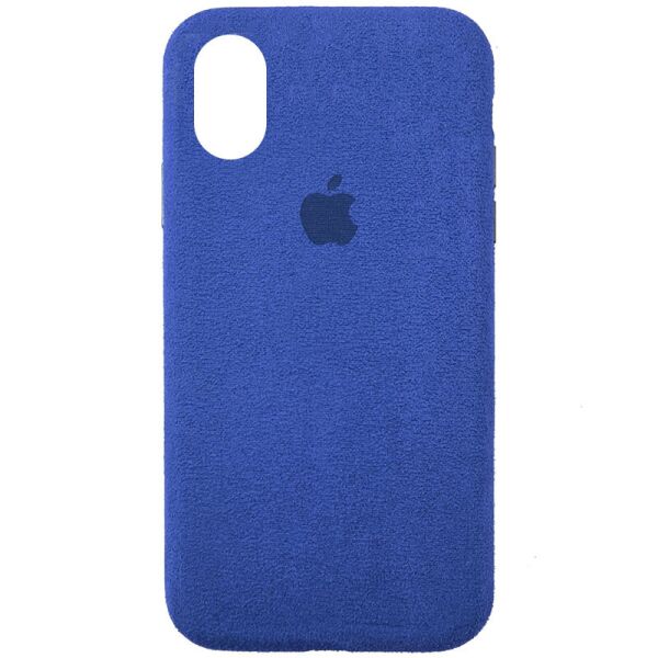

Чехол ALCANTARA Case Full для Apple iPhone XR (6.1") Синий (160689)