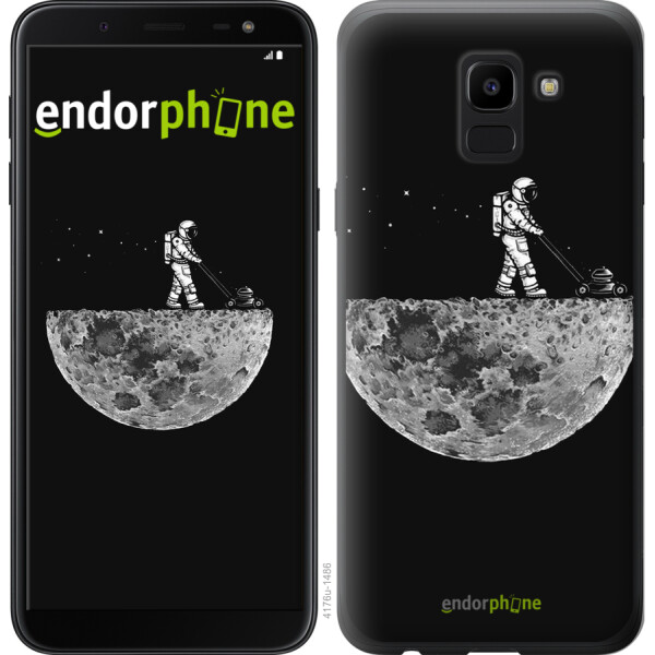 

Чехол на Samsung Galaxy J6 2018 Moon in dark 4176u-1486, Силикон
