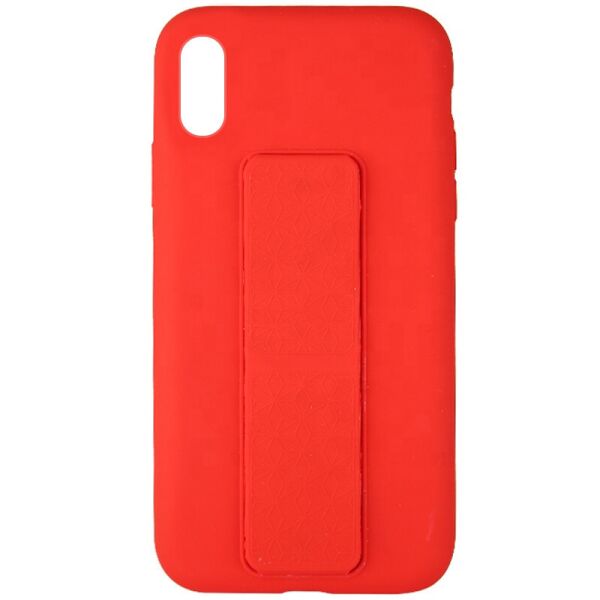 

Чехол Silicone Case Hand Holder для Apple iPhone XR (6.1") Красный / Red (158782)