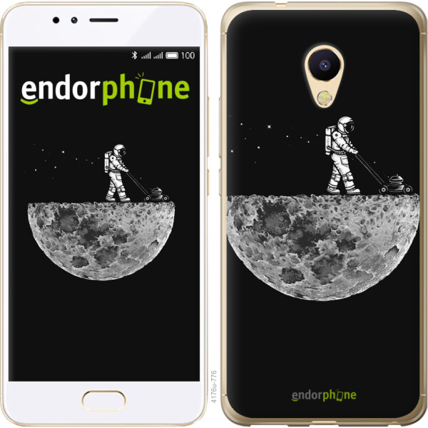 

Чехол на Meizu M5s Moon in dark 4176u-776, Силикон