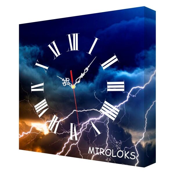 

Настенные часы MIROLOKS Молния 35х35 см M00007