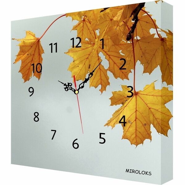 

Настенные часы MIROLOKS Осень 35х35 см M00029