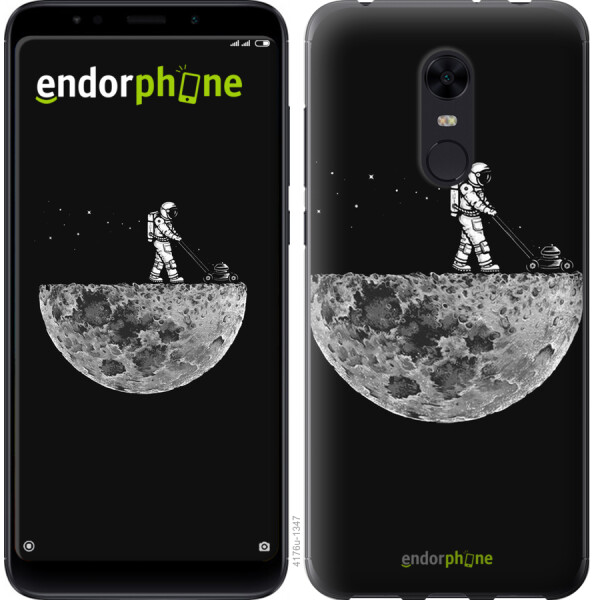 

Чехол на Xiaomi Redmi 5 Plus Moon in dark 4176m-1347, Пластик матовый