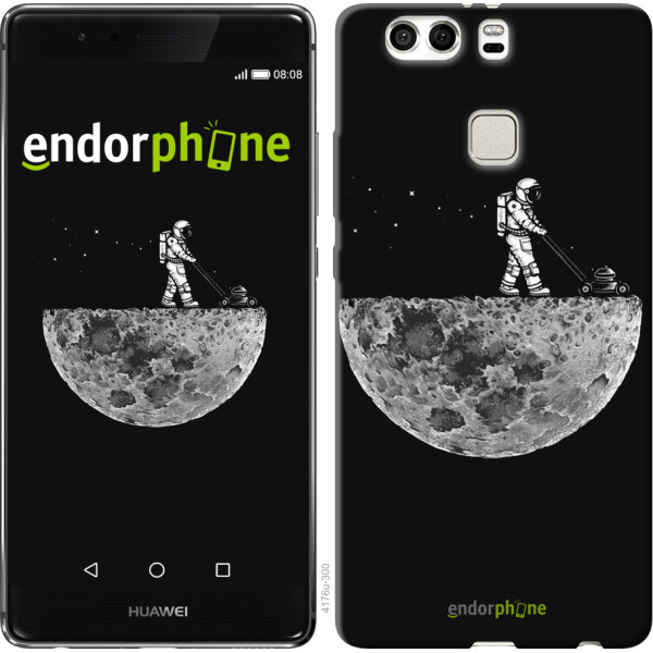 

Чехол на Huawei P9 Plus Moon in dark 4176u-300, Силикон