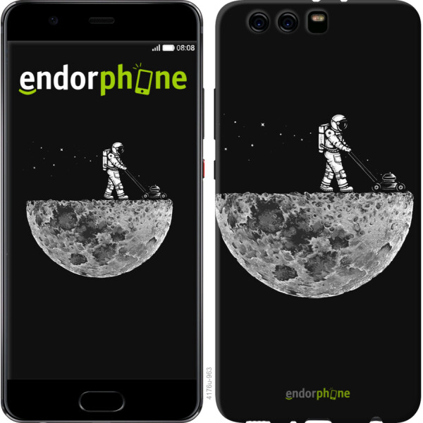 

Чехол на Huawei P10 Plus Moon in dark 4176u-963, Силикон