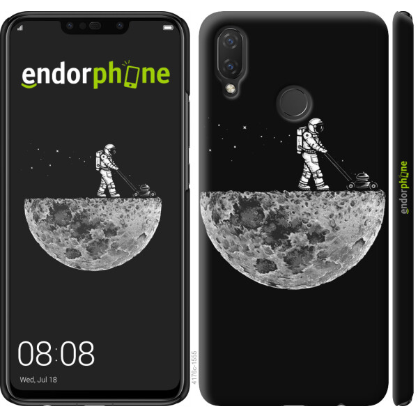 

Чехол на Huawei P Smart Plus Moon in dark 4176u-1555, Силикон