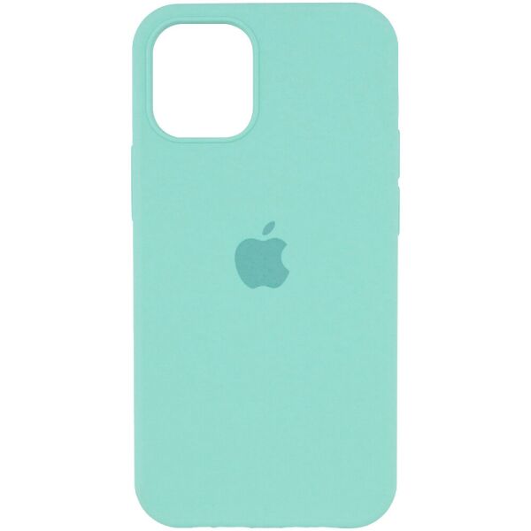 

Чехол Silicone Case Full Protective (AA) для Apple iPhone 12 Pro / 12 (6.1") Бирюзовый / Ice Blue (160608)