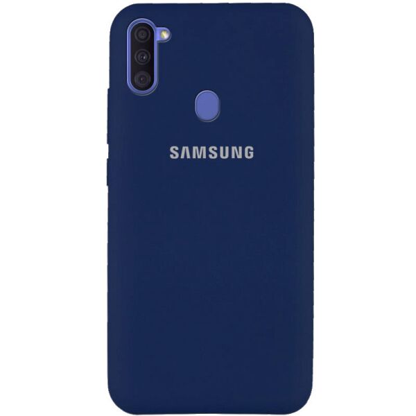 

Чехол Silicone Cover Full Protective (AA) для Samsung Galaxy A11 Темно-синий / Midnight blue (158202)