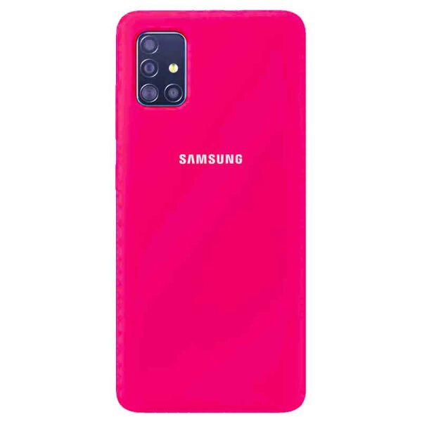 

Чехол Silicone Cover Full Protective (AA) для Samsung Galaxy A51 Розовый / Barbie pink (158956)