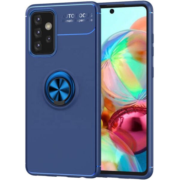 

TPU чехол Deen ColorRing под магнитный держатель (opp) для Samsung Galaxy A32 5G Синий / Синий (161644)