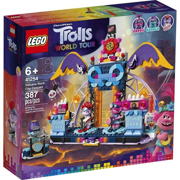 

Lego Trolls World Tour Концерт в городе Рок-на-Вулкане (41254)