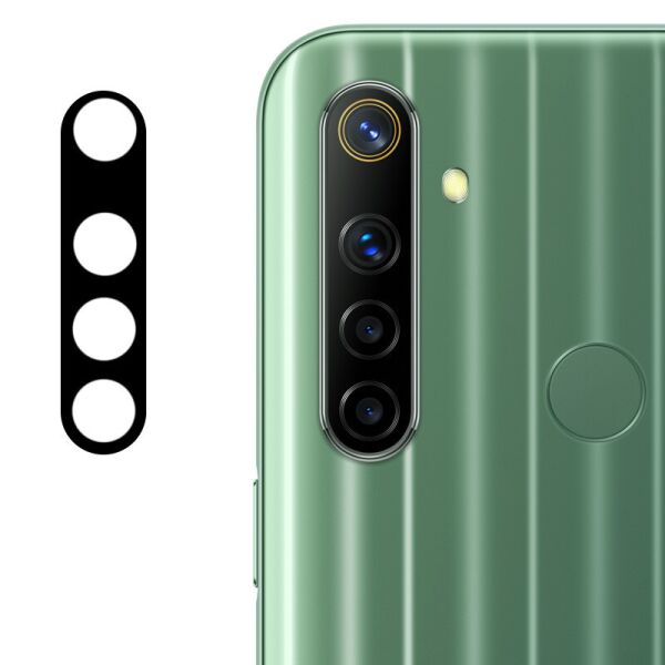 

Гибкое защитное стекло 0.18mm на камеру (тех.пак) для Realme 5 Черный (141590)