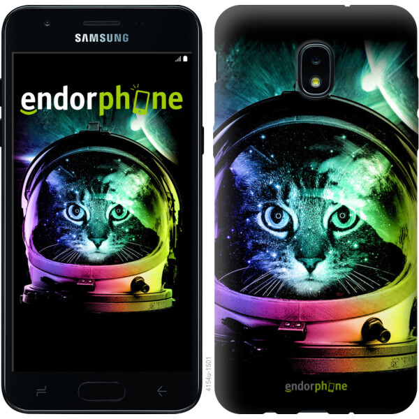 

Чехол на Samsung Galaxy J3 2018 Кот-астронавт 4154u-1501