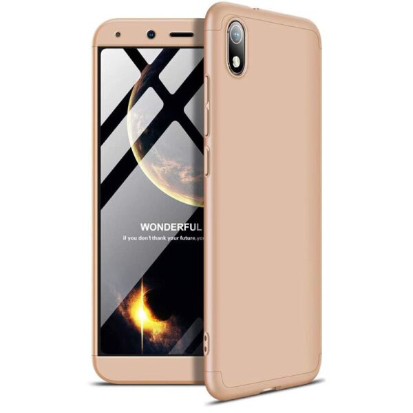 

Пластиковая накладка GKK LikGus 360 градусов (opp) для Xiaomi Redmi 7A Золотой (136311)