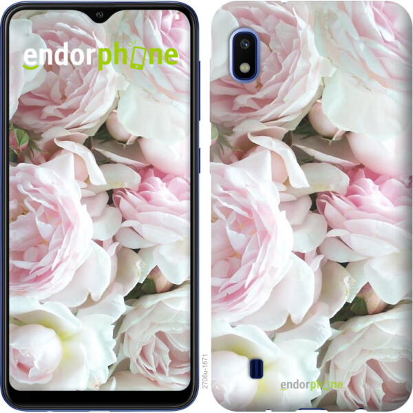 

Чехол на Samsung Galaxy A10 2019 A105F Пионы v2 2706t-1671, 2D пластик