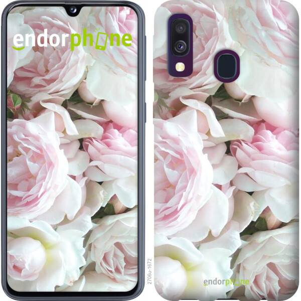 

Чехол на Samsung Galaxy A40 2019 A405F Пионы v2 2706u-1672, Силикон