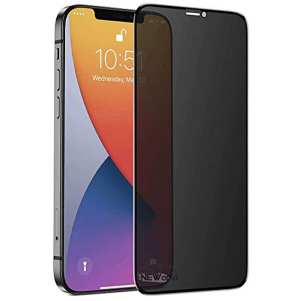 

Защитное стекло Privacy 5D (full glue) для Apple iPhone 12 mini (5.4") Черный (163271)