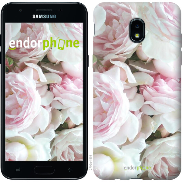

Чехол на Samsung Galaxy J3 2018 Пионы v2 2706u-1501, Силикон