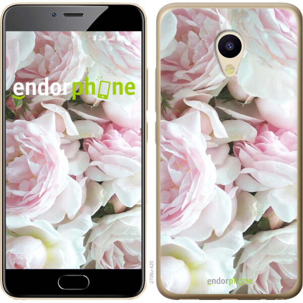 

Чехол на Meizu M5 Пионы v2 2706u-420