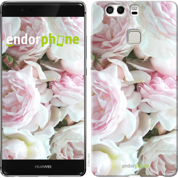 

Чехол на Huawei P9 Plus Пионы v2 2706u-300