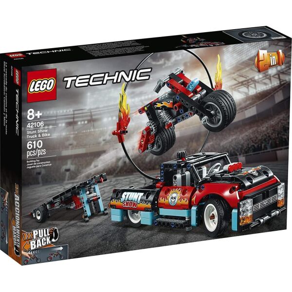 

LEGO Technic Шоу трюков на грузовиках и мотоциклах (42106)
