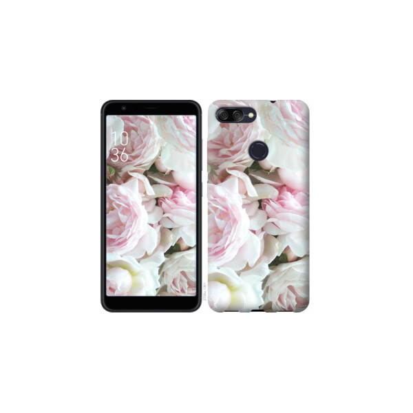 

Чехол на Asus ZenFone Max Plus M1 ZB570TL Пионы v2 2706u-1361, Силикон