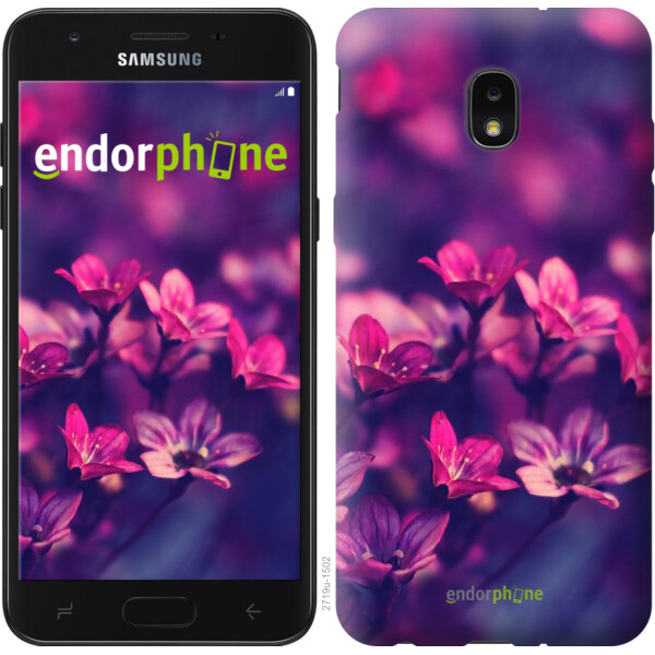 

Чехол на Samsung Galaxy J7 2018 Пурпурные цветы 2719u-1502
