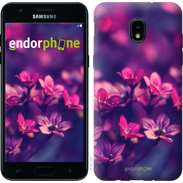 

Чехол на Samsung Galaxy J3 2018 Пурпурные цветы 2719u-1501