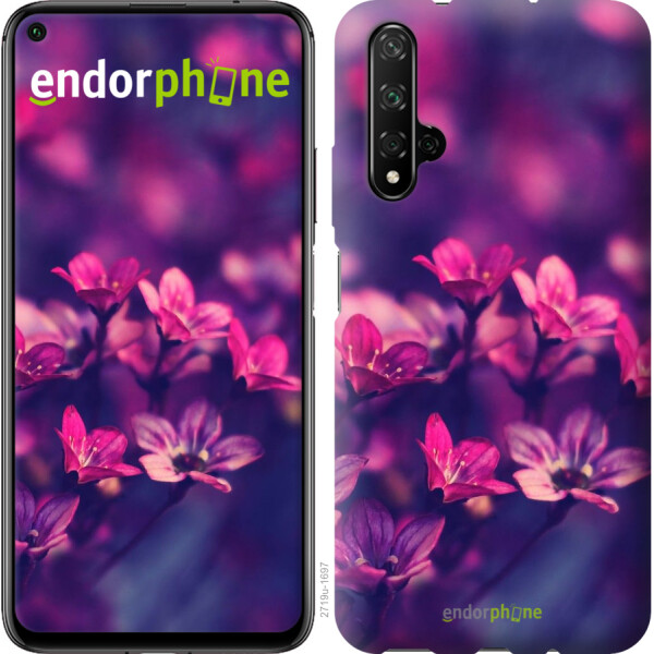 

Чехол на Huawei Honor 20 Пурпурные цветы 2719u-1697