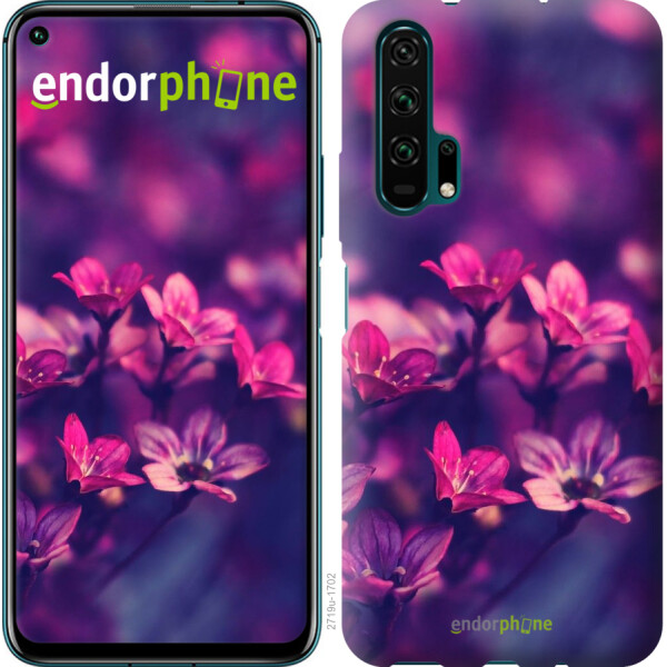 

Чехол на Huawei Honor 20 Pro Пурпурные цветы 2719u-1702