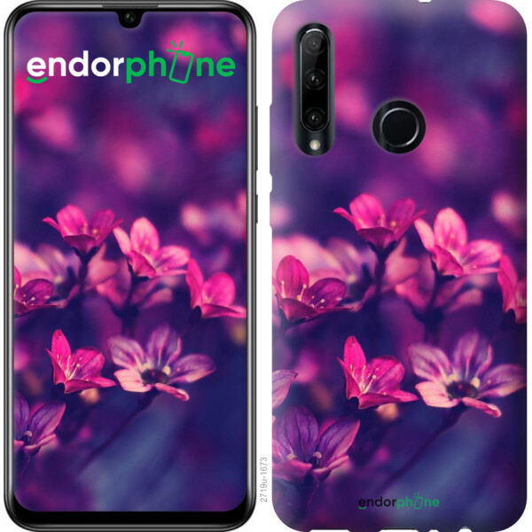 

Чехол на Huawei Honor 10i Пурпурные цветы 2719u-1673, Силикон